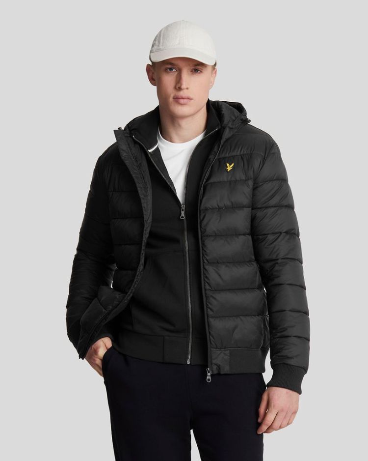 Lyle & Scott Jas Zwart heren (WADDED JACKET - JK1921V.Z865) - GL Sport (Sluis)