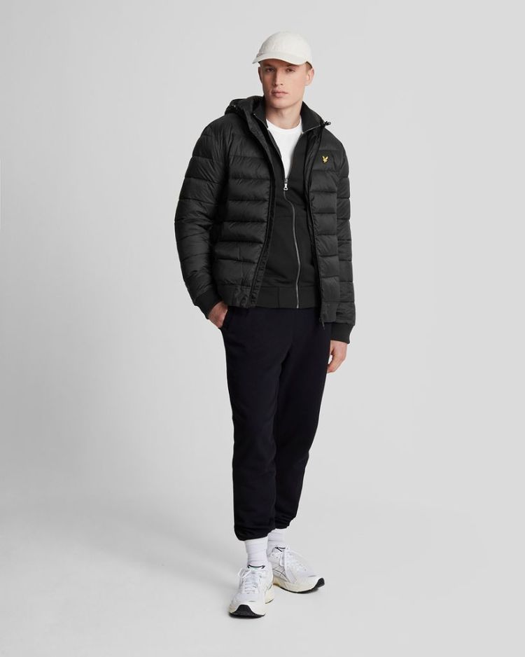 Lyle & Scott Jas Zwart heren (WADDED JACKET - JK1921V.Z865) - GL Sport (Sluis)