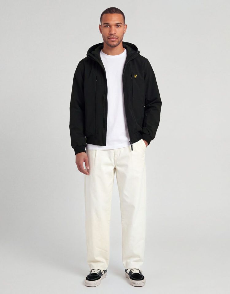 Lyle & Scott Jas Zwart heren (WADDED QUILTED JACKET - JK2520V.Z865) - GL Sport (Sluis)