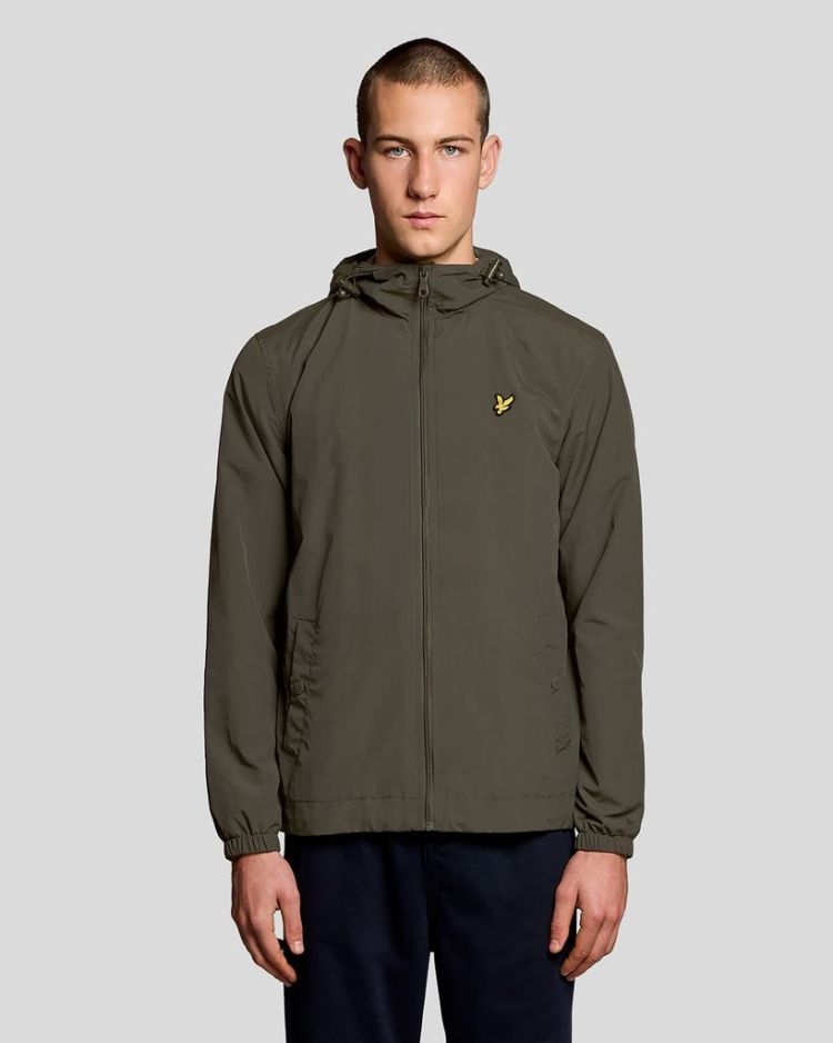 Lyle & Scott Jas Groen heren (ZIP THROUGH HOODED JACKET - JK464V.W485) - GL Sport (Sluis)
