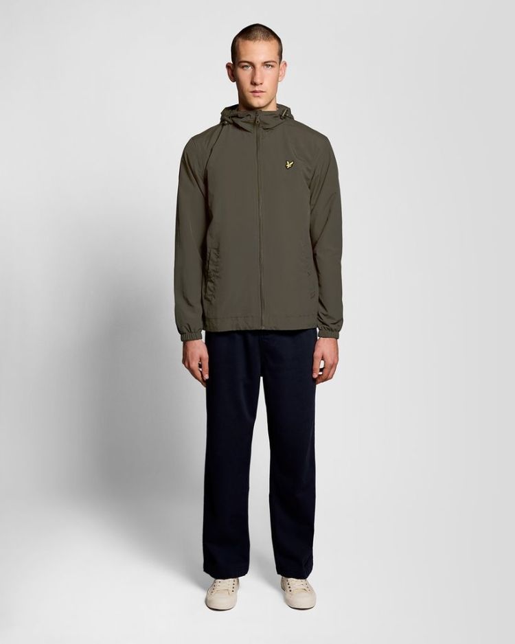 Lyle & Scott Jas Groen heren (ZIP THROUGH HOODED JACKET - JK464V.W485) - GL Sport (Sluis)