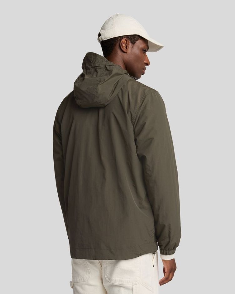Lyle & Scott Jas Olijfgroen heren (ZIP THROUGH HOODED JACKET - JK464V.W485) - GL Sport (Sluis)