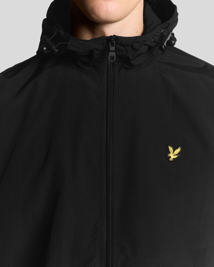 Lyle & Scott Jas Zwart heren (ZIP THROUGH HOODED JACKET - JK464V.Z865) - GL Sport (Sluis)