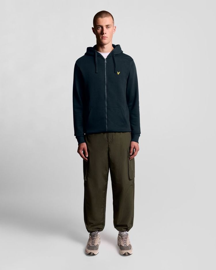 Lyle & Scott Vest Blauw heren (ZIP THROUGH HOODIE - ML420VOG.Z271) - GL Sport (Sluis)