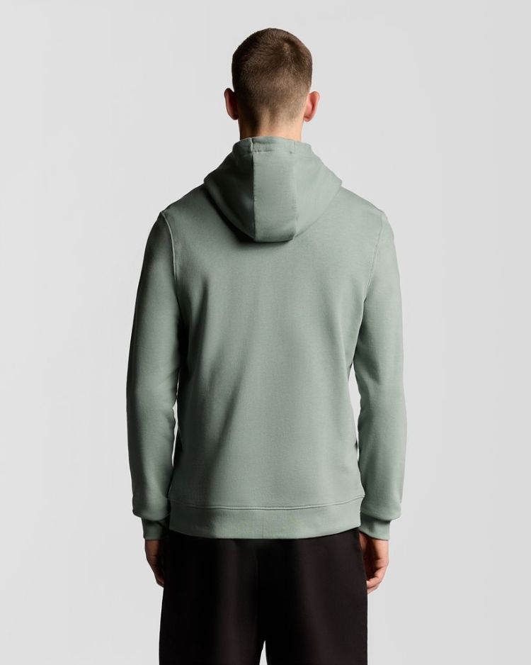 Lyle & Scott Vest Groen heren (ZIP TRHOUGH HOODIE - ML420VOG.X882) - GL Sport (Sluis)