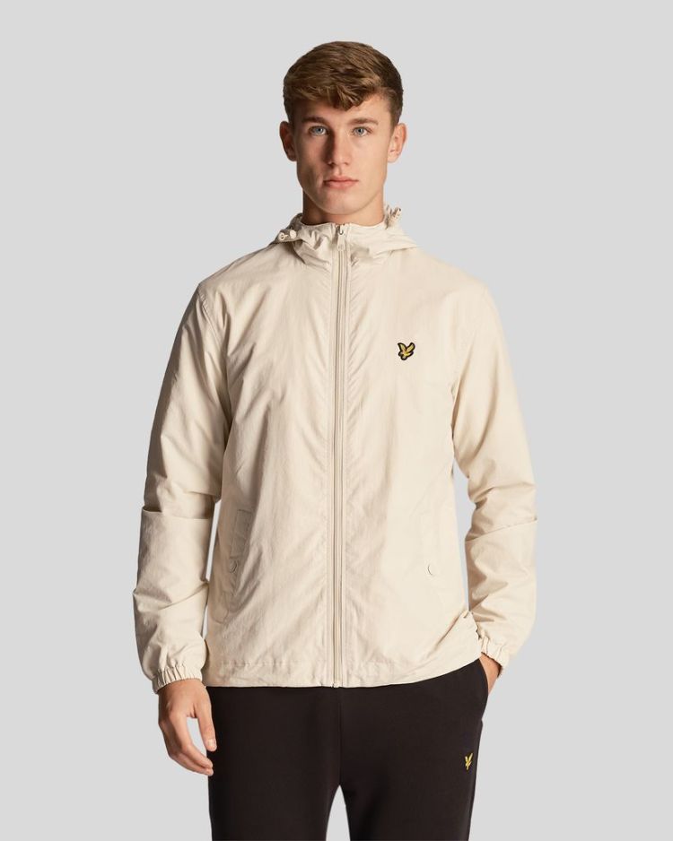 Lyle & Scott Jas Beige heren (ZIP TROUGH HOODED JACKET - JK464V.W870) - GL Sport (Sluis)