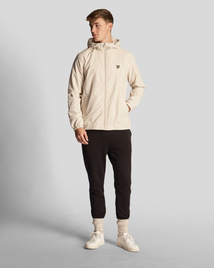 Lyle & Scott Jas Beige heren (ZIP TROUGH HOODED JACKET - JK464V.W870) - GL Sport (Sluis)