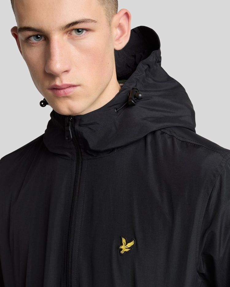 Lyle & Scott Jas Zwart heren (ZIP TROUGH HOODED JACKET - JK464V.Z865) - GL Sport (Sluis)