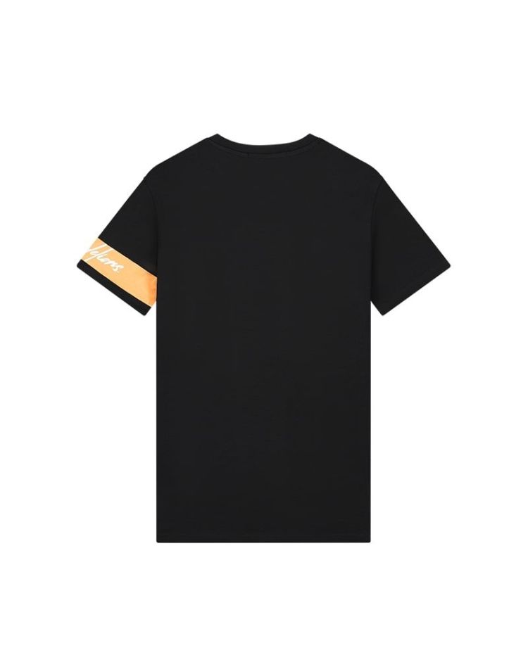 Malelions T-shirt Zwart heren (MEN CAPTAIN T-SHIRT - MM1-HS24-01.BLK/PEACH) - GL Sport (Sluis)