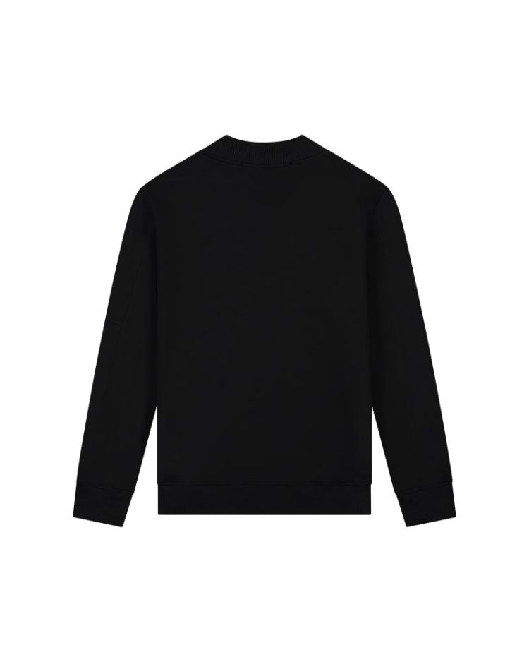 Malelions Sweater Zwart heren (MEN TURTLE PATCH SWEATER - MM2-AW24-13.BLACK) - GL Sport (Sluis)