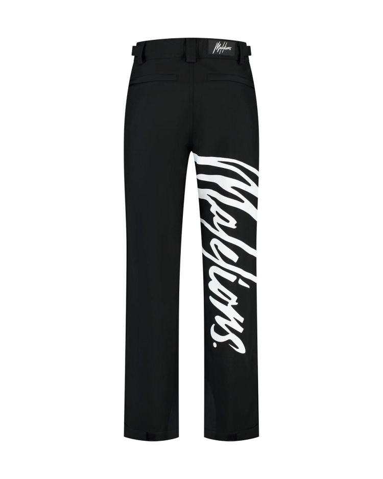 Malelions Skibroek Zwart heren (SKI POLAR PANTS - MS1-MSKI-09.BLACK/WHT) - GL Sport (Sluis)