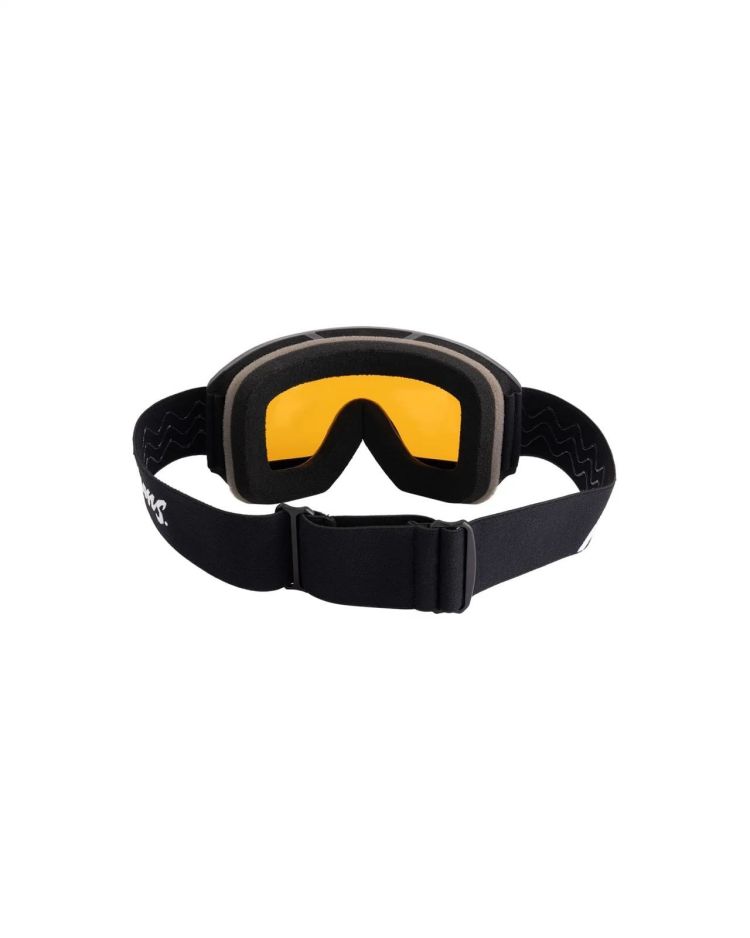 Malelions Skibril Zwart heren (SKI POLAR PRO+ SNOW GOGGLES  - MS1-MSKI-03.BLACK/ORANGE) - GL Sport (Sluis)