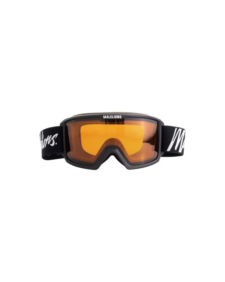 Malelions Skibril Zwart heren (SKI POLAR PRO+ SNOW GOGGLES  - MS1-MSKI-03.BLACK/ORANGE) - GL Sport (Sluis)