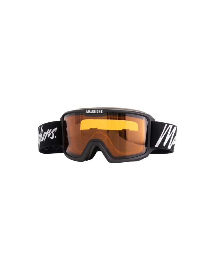 Malelions Skibril Zwart heren (SKI POLAR PRO+ SNOW GOGGLES  - MS1-MSKI-03.BLACK/ORANGE) - GL Sport (Sluis)