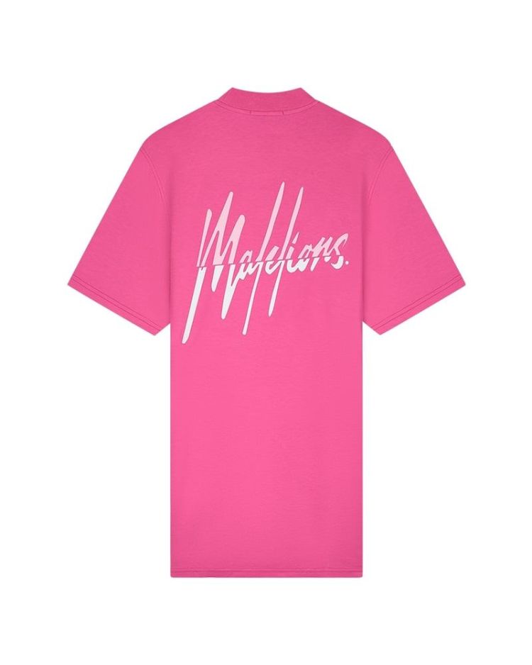 Malelions Jurk Roze dames (WOMEN KIKI T-SHIRT DRESS - MD1-HS24-05.PINK) - GL Sport (Sluis)