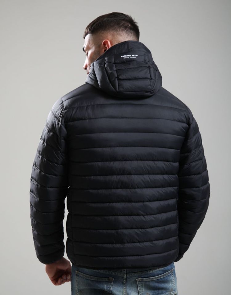 Marshall Artist Jas Zwart heren (ARDEN BUBBLE JACKET - MSATM11226.001) - GL Sport (Sluis)