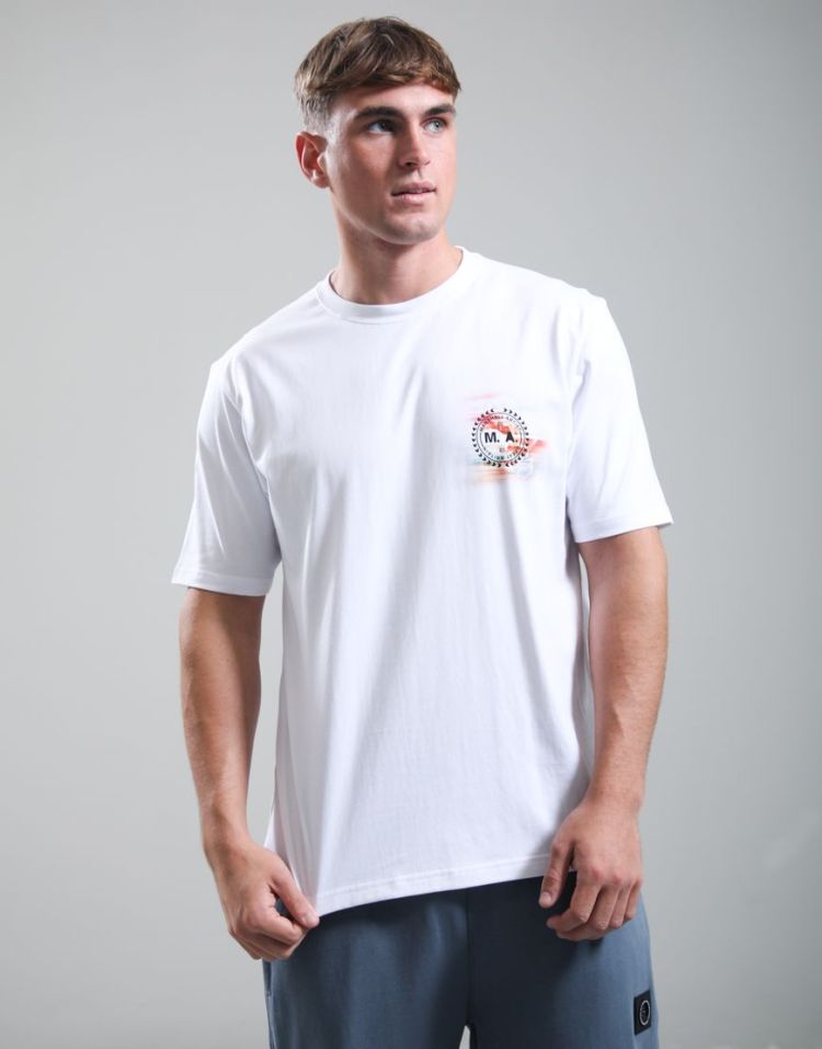 Marshall Artist T-shirt Wit heren (FUTURE PROOF T-SHIRT - MSATM11258.002) - GL Sport (Sluis)