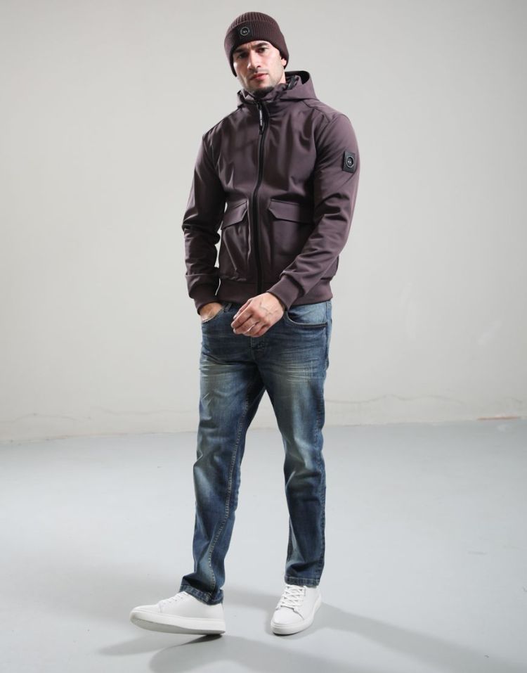 Marshall Artist Jas Bordeaux heren (KILBURN JACKET - MSATM11238.121) - GL Sport (Sluis)