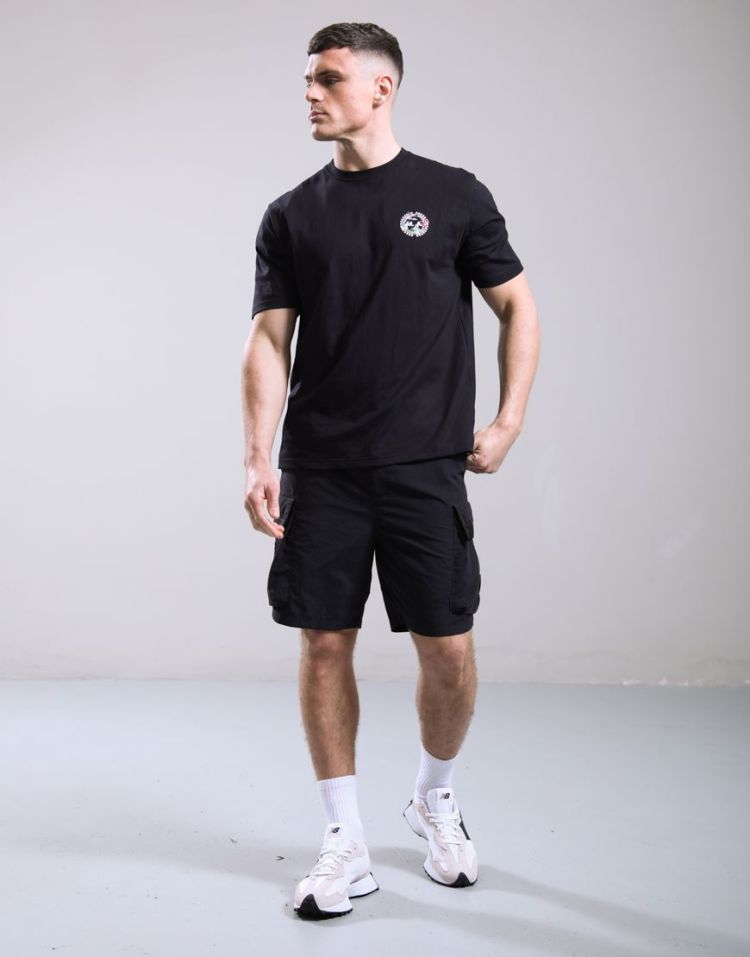 Marshall Artist T-shirt Zwart heren (RENAISSANCE T-SHIRT BACK PRINT - MSATM11187.001) - GL Sport (Sluis)