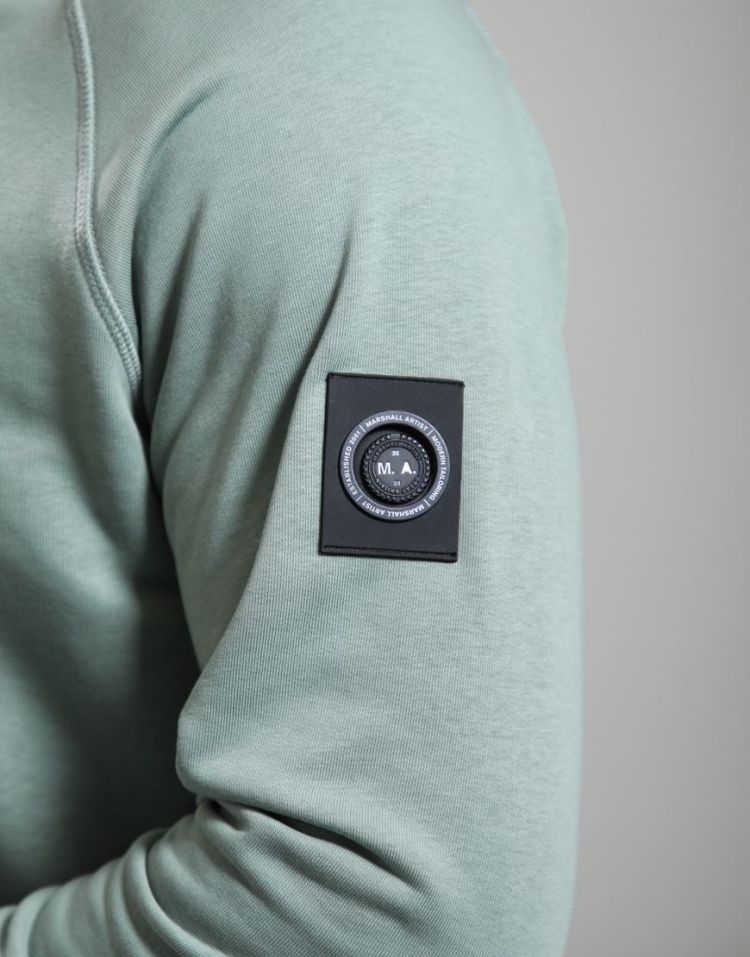 Marshall Artist Sweater Groen heren (SIREN CREW NECK SWEATER - MSATM11195.017) - GL Sport (Sluis)