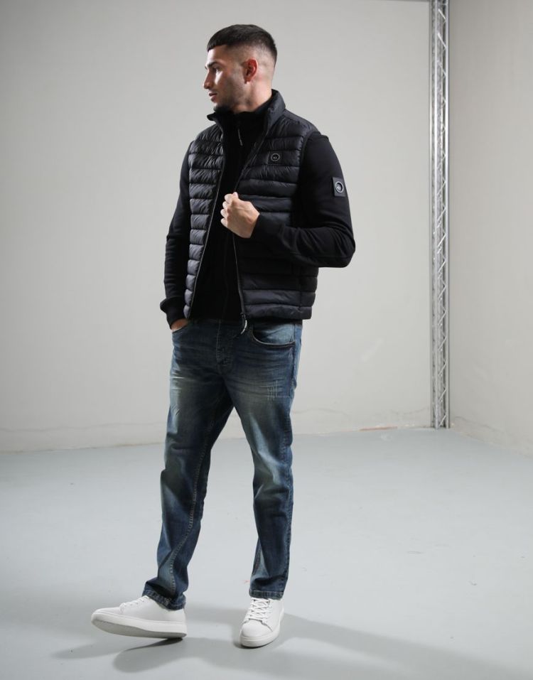 Marshall Artist Bodywarmer Zwart heren (WENTWOOD VEST - MSATM11227.001) - GL Sport (Sluis)
