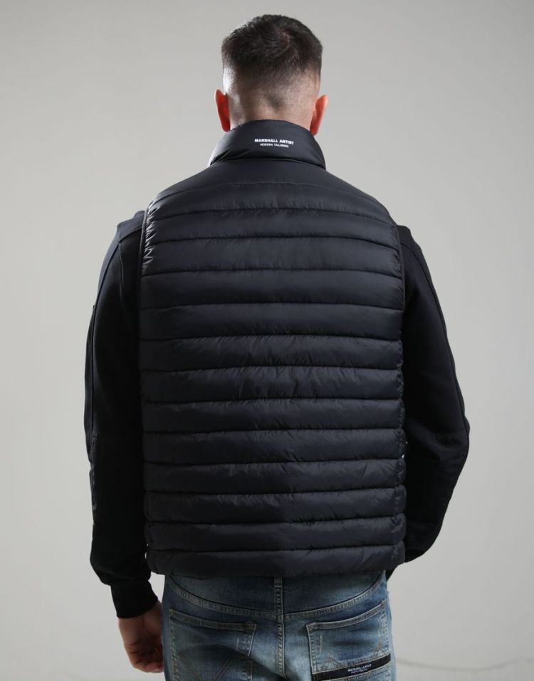 Marshall Artist Bodywarmer Zwart heren (WENTWOOD VEST - MSATM11227.001) - GL Sport (Sluis)