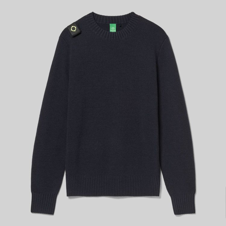 MA.STRUM Sweater Blauw