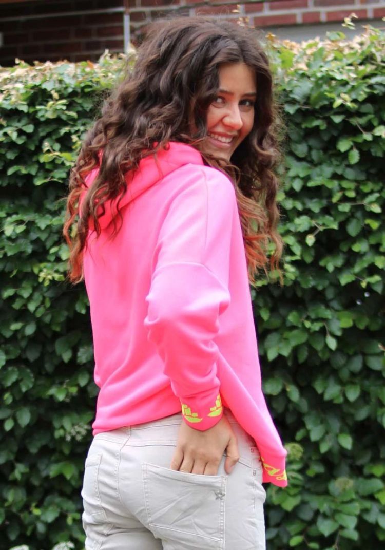 Miss Goodlife Hoodie Roze dames (HOODIE NAMASTE STRASS - MG8682.141) - GL Sport (Sluis)