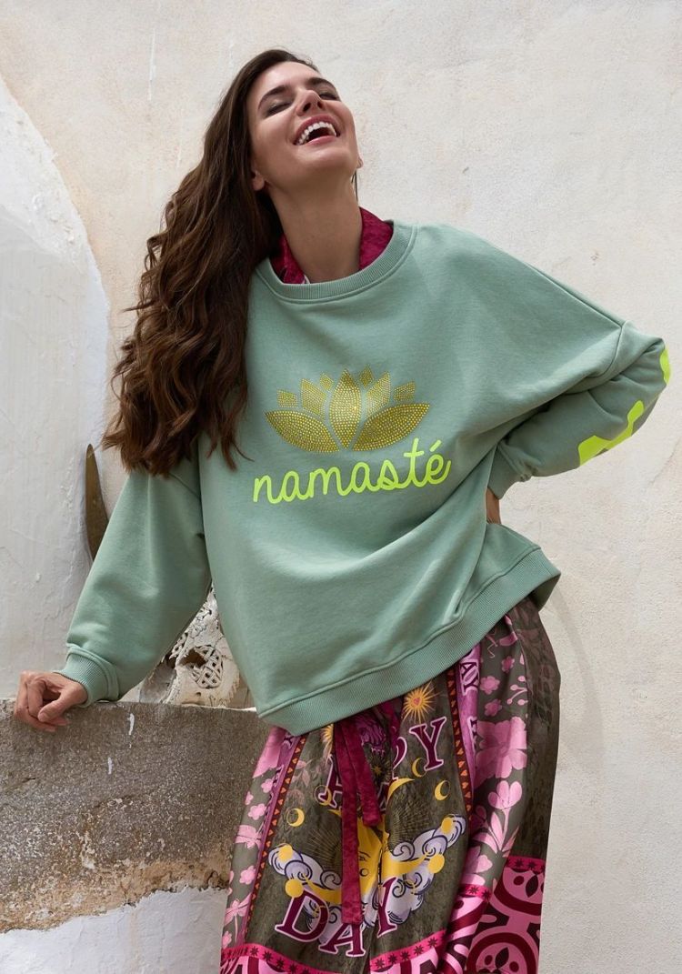 Miss Goodlife Sweater Groen