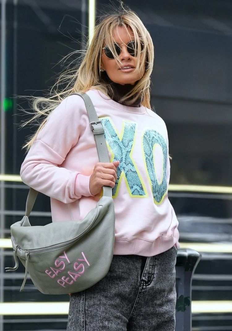 Miss Goodlife Sweater Roze dames (ROUNDNECK XO PAILLETTE - MG13906.375) - GL Sport (Sluis)