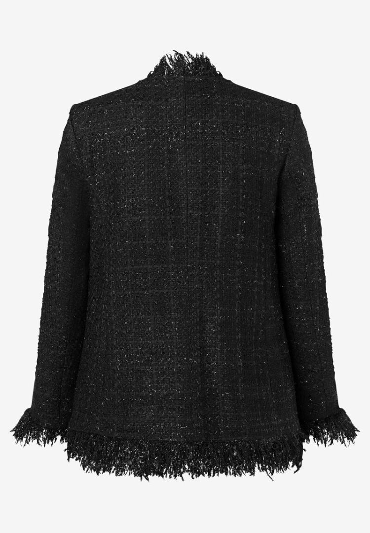 More & More Blazer Zwart dames (BOUCLE JACKET - 41656080.0790) - GL Sport (Sluis)