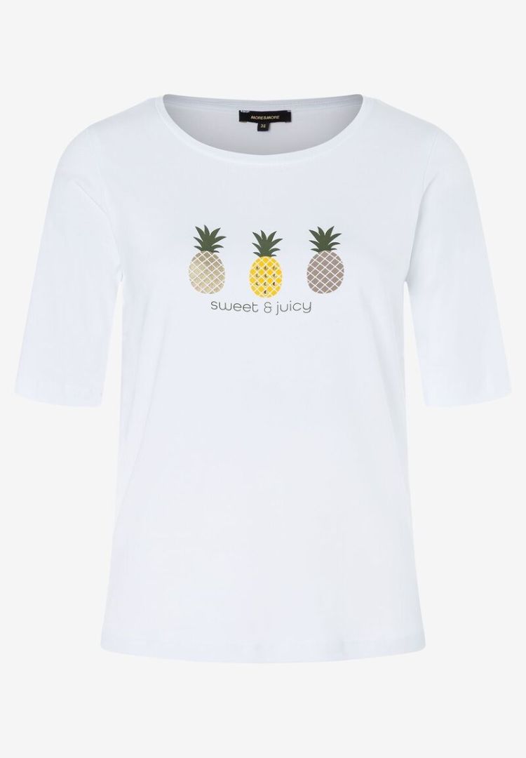 More & More T-shirt Wit