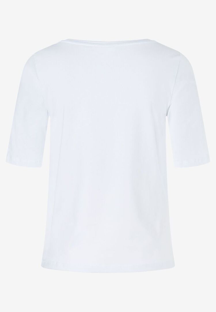 More & More T-shirt Wit dames (SHIRT WITH 3-MOTIVE-PRINT  - 51050005.0010) - GL Sport (Sluis)