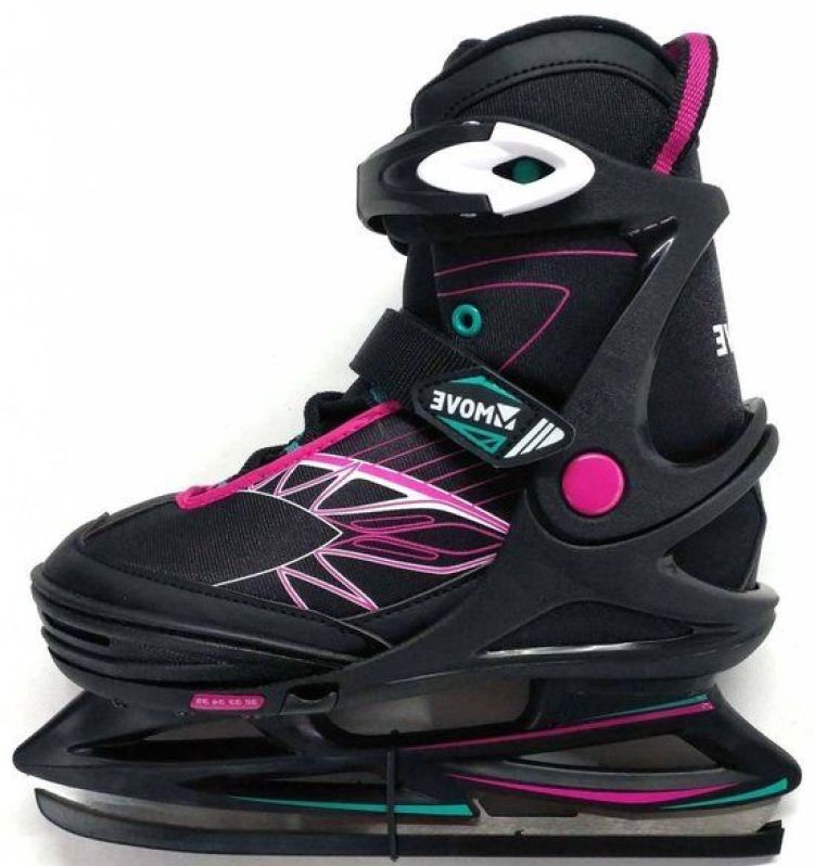 Move IJshockeyschaatsen Zwart kids (FROSTY ICE GIRL - IJSHOCKEY VERSTELBAAR - 1117022.FROSTYICEGIRL) - GL Sport (Sluis)