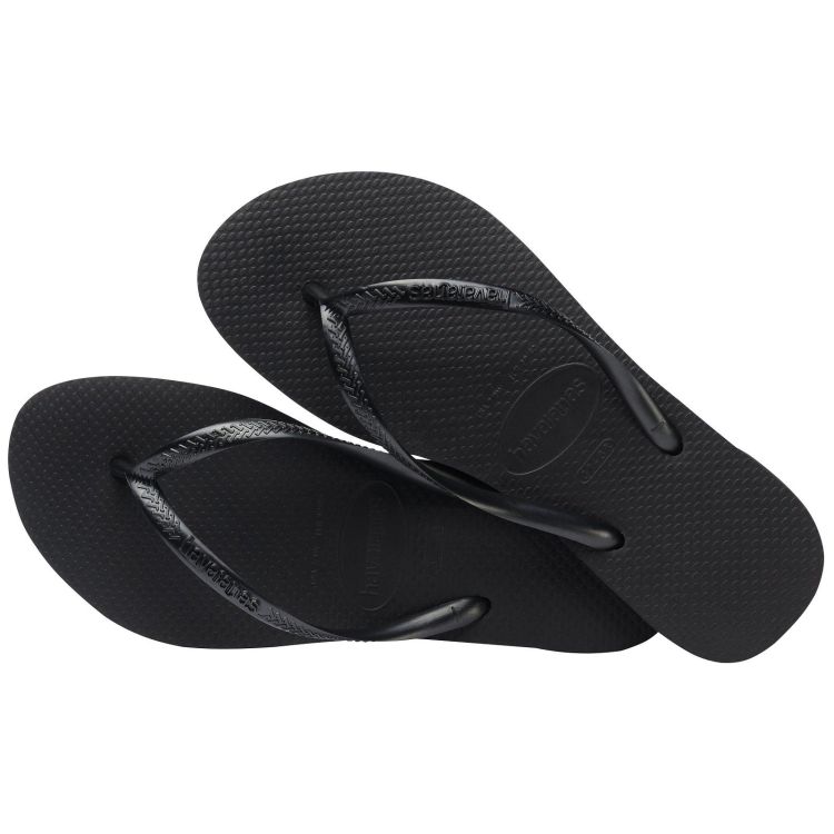 Havaianas Slippers Zwart dames (SLIM BLACK - WOMEN - 4000030.0090) - GL Sport (Sluis)