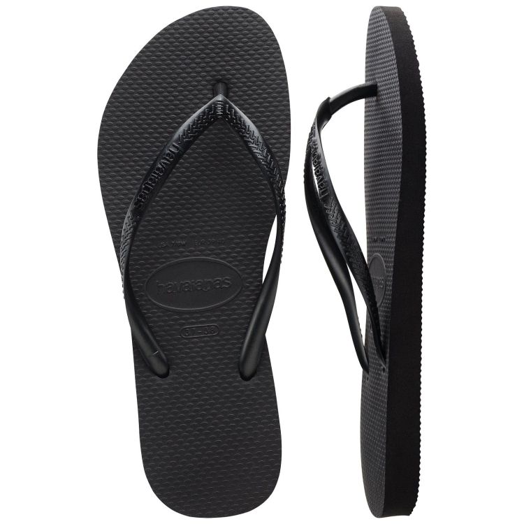 Havaianas Slippers Zwart dames (SLIM BLACK - WOMEN - 4000030.0090) - GL Sport (Sluis)