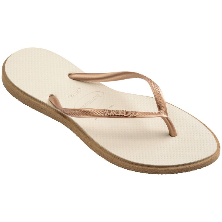 Havaianas Slippers Beige dames (SLIM POINT ROSE/GOLD - WOMEN - 4149584.6842) - GL Sport (Sluis)
