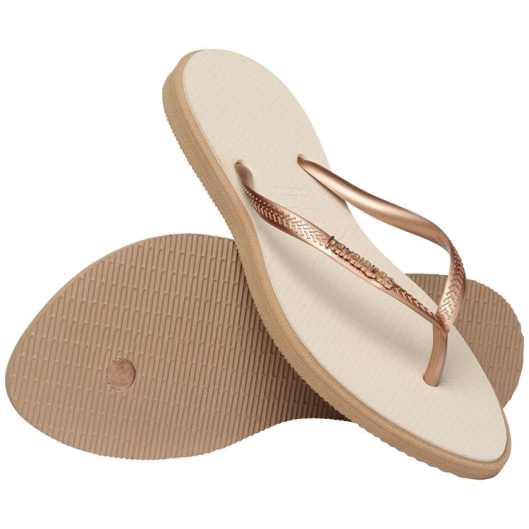 Havaianas Slippers Beige dames (SLIM POINT ROSE/GOLD - WOMEN - 4149584.6842) - GL Sport (Sluis)