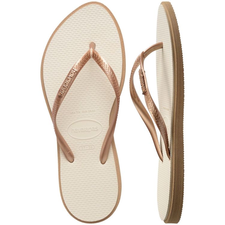 Havaianas Slippers Beige dames (SLIM POINT ROSE/GOLD - WOMEN - 4149584.6842) - GL Sport (Sluis)