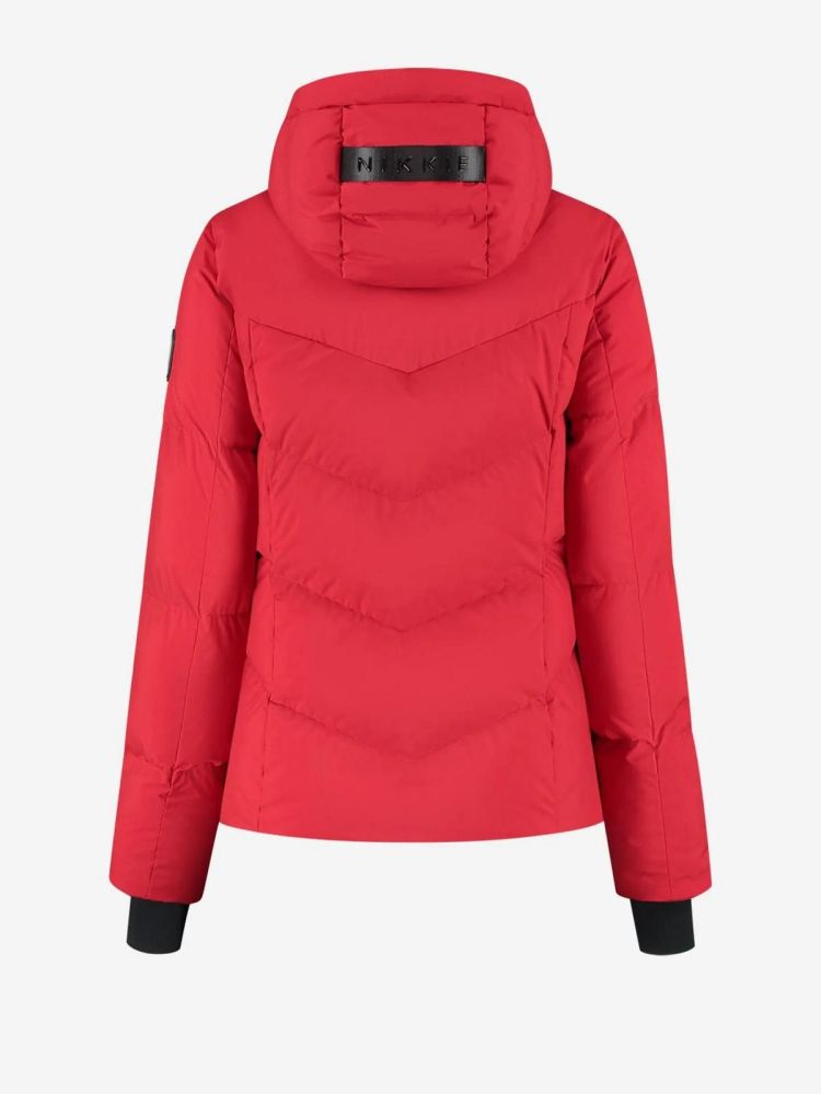 NIKKIE Ski-jas Rood dames (GIRONA SKI JACKET - N4-207-2407.RED) - GL Sport (Sluis)