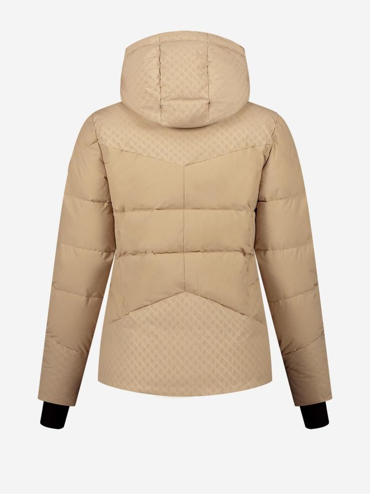 NIKKIE Ski-jas Beige dames (LOGO SKI JACKET - N4-130-2305.DHUMMUS) - GL Sport (Sluis)