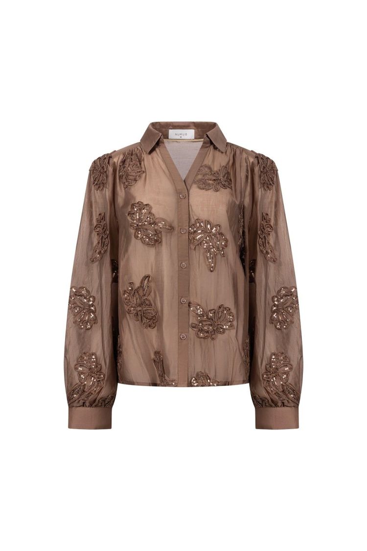 Nukus Blouse Taupe
