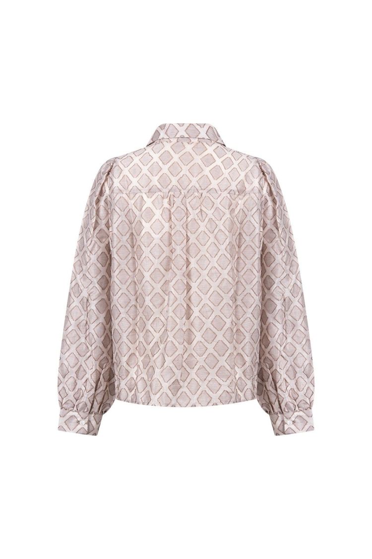 Nukus Blouse Beige dames (ANTONELLA BLOUSE PATTERN - ANONELLA.BLOUSE.SAND) - GL Sport (Sluis)