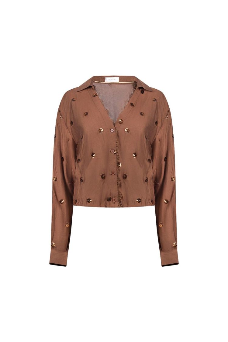 Nukus Blouse Bruin