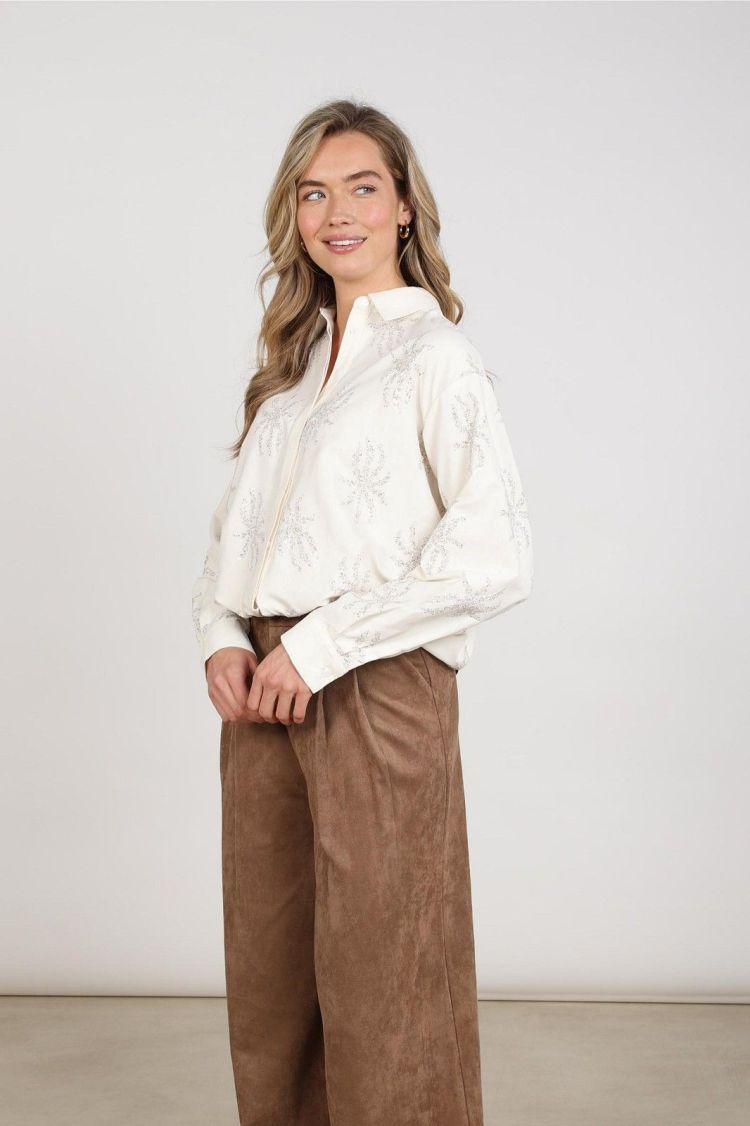 Nukus Blouse Off-white dames (ASTER BLOUSE PAILLET - ASTER.BLOUSE.OFFWHITE) - GL Sport (Sluis)