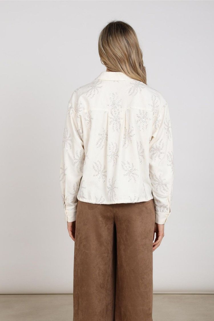 Nukus Blouse Off-white dames (ASTER BLOUSE PAILLET - ASTER.BLOUSE.OFFWHITE) - GL Sport (Sluis)