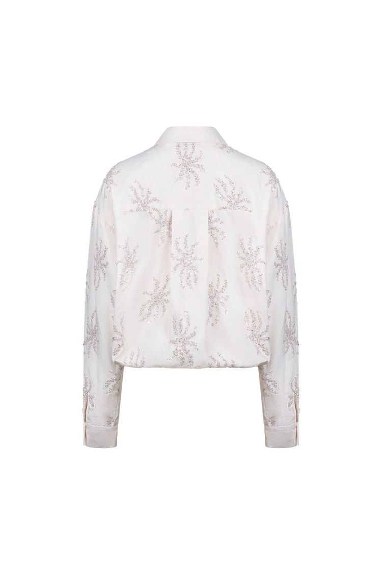 Nukus Blouse Off-white dames (ASTER BLOUSE PAILLET - ASTER.BLOUSE.OFFWHITE) - GL Sport (Sluis)