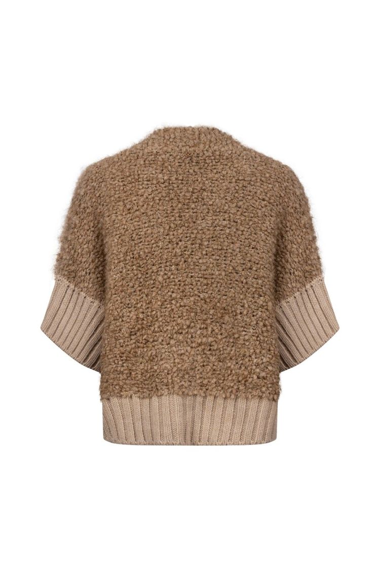Nukus by Nick Vervoort Vest Bruin dames (BELL CARDIGAN  - BELL.CARD.TOFFEE) - GL Sport (Sluis)