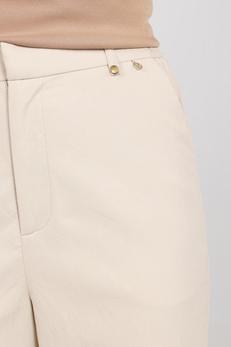 Nukus by Nick Vervoort Broek Beige dames (BEVERLY PANTS PU - BEVERLY.PANTS.SAND) - GL Sport (Sluis)