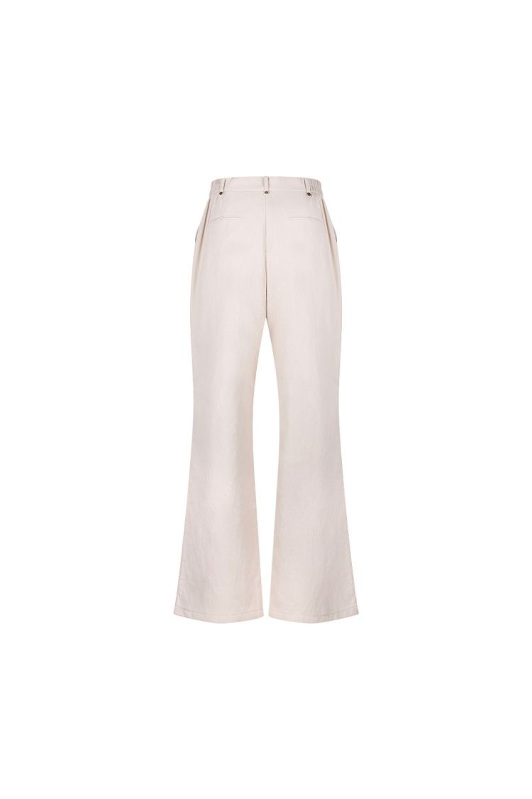 Nukus by Nick Vervoort Broek Beige dames (BEVERLY PANTS PU - BEVERLY.PANTS.SAND) - GL Sport (Sluis)